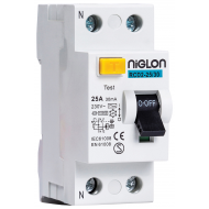 25A 30mA 2 Module (1P+N) RCD