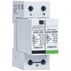 Niglon SA123-250 Surge protection unit type 1/2/3 single phase