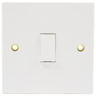Niglon SP20DP 20 Amp Double Pole Plate Switch