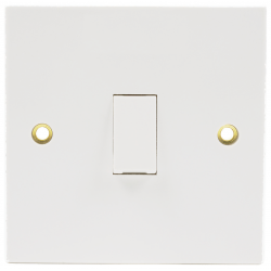 Niglon SP20DP 20 Amp Double Pole Plate Switch