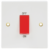 Niglon SP45DP 45 Amp Double Pole Single Plate Switch