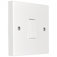 Niglon 10 Amp 1 Gang 2 Way Plate switch