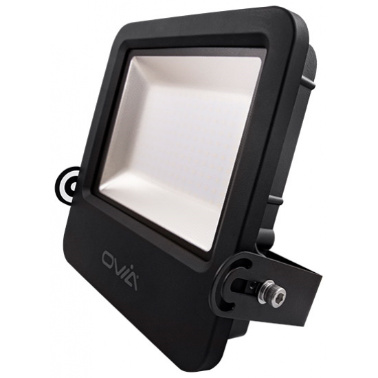 Ovia Lighting OV101100BKCW 100W LED Black Floodlight Cool White