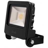 Ovia Lighting OV10110BKCW 10w LED Black Floodlight Cool White