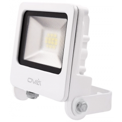 Ovia Lighting OV10110WHCW 10w LED White Floodlight Cool White