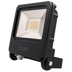 Ovia Lighting OV10120BKWW 20W LED Black Floodlight Warm White