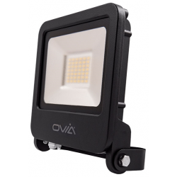 Ovia Lighting OV10130BKCW 30W LED Black Floodlight Cool White