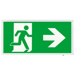 Ovia OVEM5311WHR CALVAX 4W LED IP20 EM3 Exit Box Sign – Legend Right