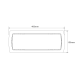 Ovia Lighting OVEMSP004 LED Emergency Bulk Head Recessing Mount Kit