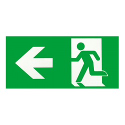 Ovia OVEMSP006L Exit Box Legend Only - Left