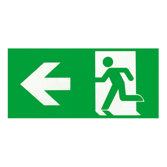 Ovia Lighting OVEMSP006L BOX EXIT SIGN LEGEND LEFT