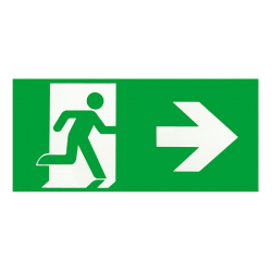 Ovia OVEMSP006R Exit Box Legend Only - Right