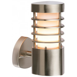 Saxby 13798 Bliss LED Stainless Steel IP44 10.5W E27 Wall Light