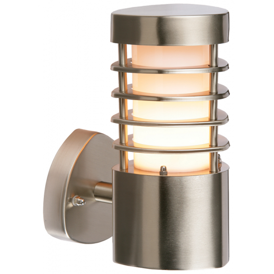 Saxby 13798 Bliss LED Stainless Steel IP44 10.5W E27 Wall Light
