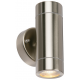 Saxby 13802 Palin IP44 GU10 Up Down Light Brushed Stainless Steel
