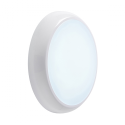 Saxby 95542 Bulkhead LED CCT 18W White HeroPRO Microwave Emergency