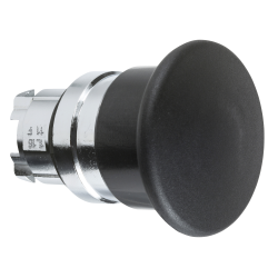 Schneider Electric Harmony Black mushroom push button ZB4BC2