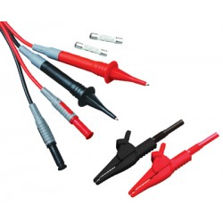 TIS TIS2FLK Fused Test Lead Kit with probes and crocodile clips 