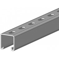 Slotted Strut 41x41mm 3Mtr