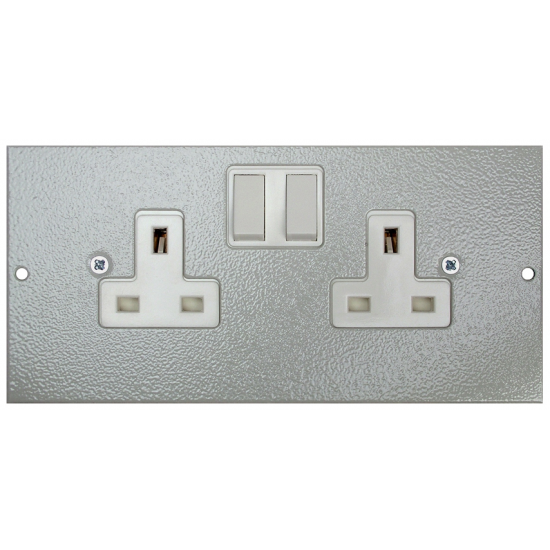 Tass STO291 Switched Socket 13 Amp 2 Gang
