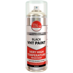 Timco 237896 VHT Paint Black 380ml