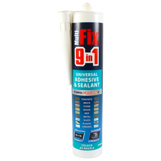 Timco 247468 9in1 Adhesive & Sealant White 290ml
