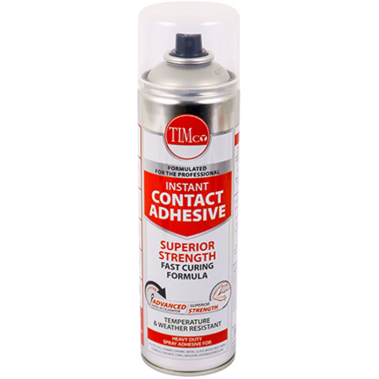 Timco 247789 Instant Contact Adhesive Spray 500ml