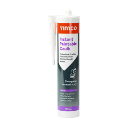 Timco 732002 Instant Paintable Caulk Cartridge 300ml