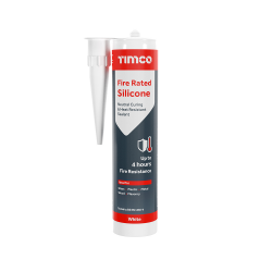 Timco 732003 Fire Rated Silicone White 300ml