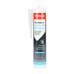 Timco 732005 Premium Bathroom Silicone Clear 300ml