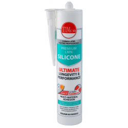 Timco 732120 Premium LMN Silicone White 300ml