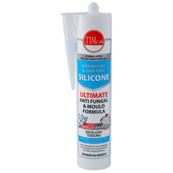 Timco 732653 Bathroom Sanitary Silicone Clear 300ml
