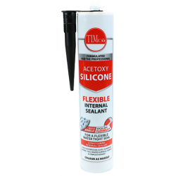 Timco 732741Acetoxy Silicone Black 300ml