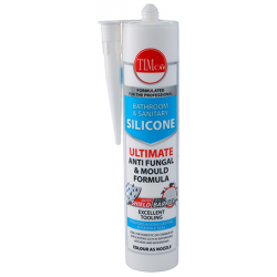Timco 732750 Bathroom Sanitary Silicone White 300ml