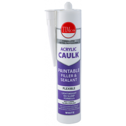 Timco 732871 Acrylic Caulk Cartridge 300ml