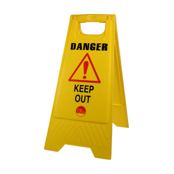 A-Frame Sign Keep Out_610 x 300 x 30