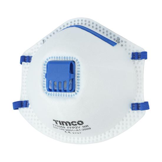 FFP2 Moulded Mask - Valved_One Size (3 Pieces)