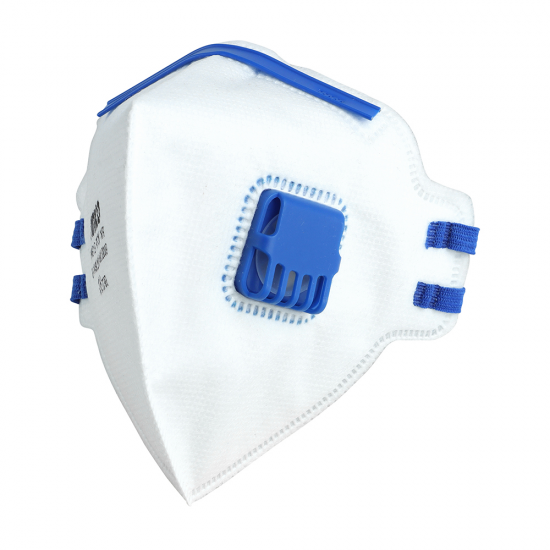FFP2 Fold Flat Mask - Valved_One Size (3 Pieces)