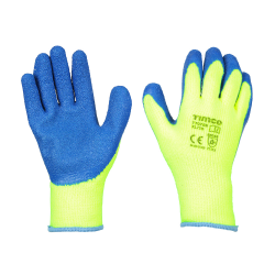 Warm Grip Glove Latex Crinkle_X Large