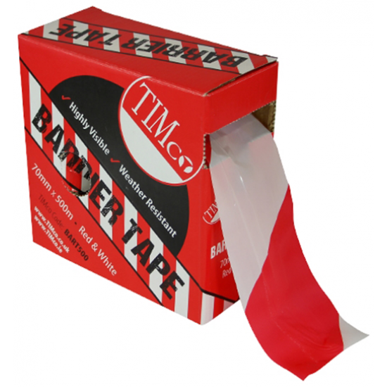BART500_Barrier Tape Red & White_500m x 70mm