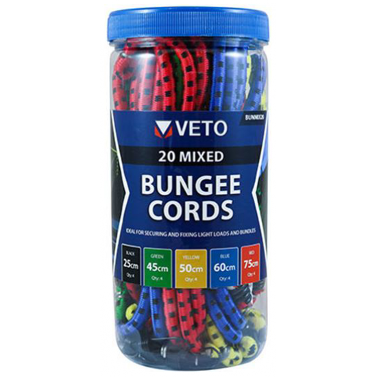 Mixed Set Bungee Cord - 20 Pcs_20pcs