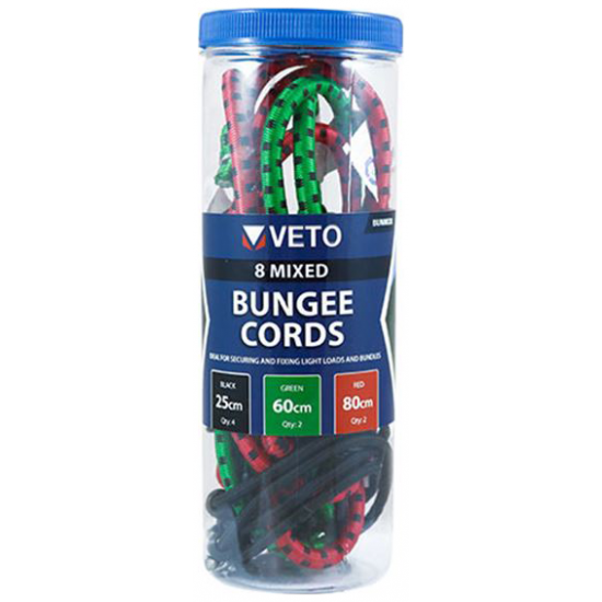 Mixed Set Bungee Cord - 8 Pcs_8pcs