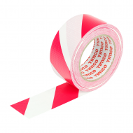 CTHAZRW_Hazard Cloth Tape - Red/Wht_33m x 50mm