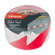 CTHAZRW_Hazard Cloth Tape - Red/Wht_33m x 50mm