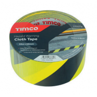 CTHAZYB_Hazard Cloth Tape - Yell/Black_33m x 50mm