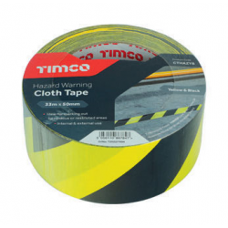 CTHAZYB_Hazard Cloth Tape - Yell/Black_33m x 50mm