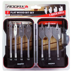 Timco F7SET Flat Wood Drill Bit Set 7pc