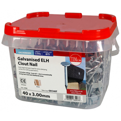 Timco GEC40T Clout Nail Tub 40 x 3.0
