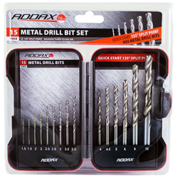 Timco HSS15SET Milled Jobber BitSet 15pc
