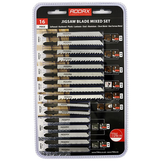 Timco JIGSET Assorted Js/Bld Set Pk16